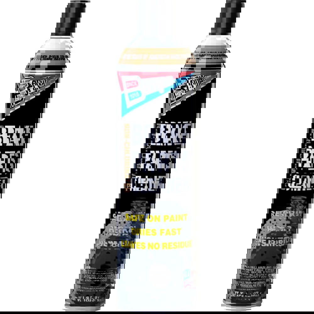 Automotive Cleaners & Degreaser; Product Type: Brake Parts Cleaner (Non-Chlorinated) ; Container Type: Aerosol Can ; Container Size: 14 oz ; Flammability: Flammable ; Chlorinated: No